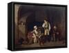 Family Scene-Louis Leopold Boilly-Framed Stretched Canvas