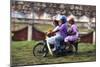 Family Scooter-Charles Bowman-Mounted Photographic Print