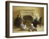 Family Seated Around a Hearth-Jules Jean Geoffroy-Framed Giclee Print