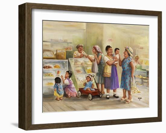 Family Shopping-Dianne Dengel-Framed Giclee Print