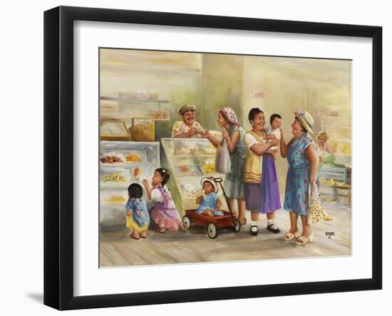 Family Shopping-Dianne Dengel-Framed Giclee Print