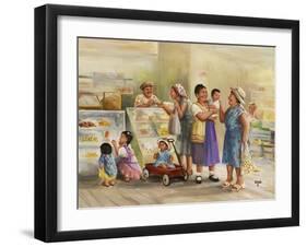 Family Shopping-Dianne Dengel-Framed Giclee Print