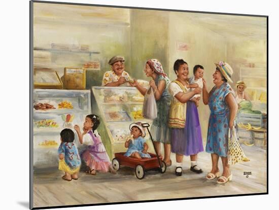 Family Shopping-Dianne Dengel-Mounted Giclee Print