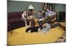 Family Sitting around Living Room-William P. Gottlieb-Mounted Photographic Print