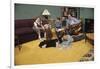 Family Sitting around Living Room-William P. Gottlieb-Framed Photographic Print