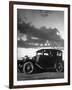 Family Sleeping in their Car Alongside Highway 30-Allan Grant-Framed Photographic Print