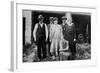 Family Standing in Front of Garage, Ca. 1925-null-Framed Photographic Print
