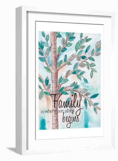 Family Tree 2-Beverly Dyer-Framed Art Print