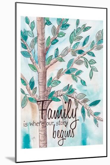 Family Tree 2-Beverly Dyer-Mounted Art Print
