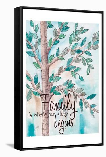 Family Tree 2-Beverly Dyer-Framed Stretched Canvas