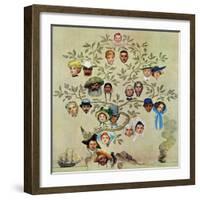 "Family Tree", October 24,1959-Norman Rockwell-Framed Giclee Print