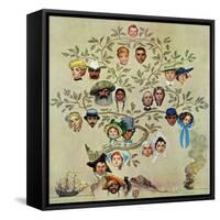 "Family Tree", October 24,1959-Norman Rockwell-Framed Stretched Canvas