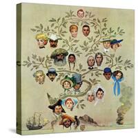 "Family Tree", October 24,1959-Norman Rockwell-Stretched Canvas