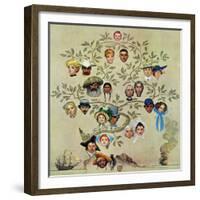 "Family Tree", October 24,1959-Norman Rockwell-Framed Giclee Print