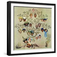 "Family Tree", October 24,1959-Norman Rockwell-Framed Giclee Print