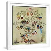 "Family Tree", October 24,1959-Norman Rockwell-Framed Giclee Print