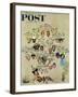 "Family Tree" Saturday Evening Post Cover, October 24,1959-Norman Rockwell-Framed Giclee Print