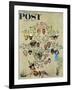 "Family Tree" Saturday Evening Post Cover, October 24,1959-Norman Rockwell-Framed Giclee Print