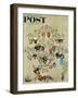 "Family Tree" Saturday Evening Post Cover, October 24,1959-Norman Rockwell-Framed Giclee Print