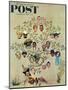 "Family Tree" Saturday Evening Post Cover, October 24,1959-Norman Rockwell-Mounted Giclee Print