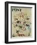 "Family Tree" Saturday Evening Post Cover, October 24,1959-Norman Rockwell-Framed Giclee Print