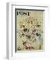 "Family Tree" Saturday Evening Post Cover, October 24,1959-Norman Rockwell-Framed Giclee Print