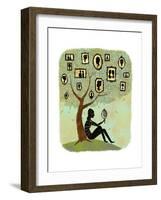 Family Tree-Richard Faust-Framed Premium Giclee Print