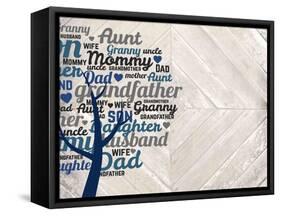 Family Tree-Kimberly Allen-Framed Stretched Canvas