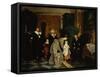 Family Visit, 1869-Carl L.f. Becker-Framed Stretched Canvas