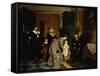 Family Visit, 1869-Carl L.f. Becker-Framed Stretched Canvas