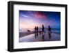 Family Walk on the Beach at Sunset-Michal Bednarek-Framed Photographic Print