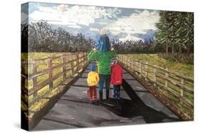 Family Walk-Kirstie Adamson-Stretched Canvas