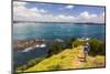 Family Walking on Tapeka Point, Russell, Northland Region, North Island, New Zealand, Pacific-Matthew Williams-Ellis-Mounted Photographic Print