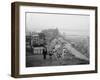 Family Walks on the Heights of Quebec City, Le Chateau Frontenac in the Background, 1910-null-Framed Art Print