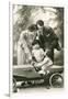 Family with Soap Box Racer-null-Framed Art Print