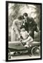 Family with Soap Box Racer-null-Framed Art Print