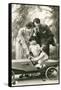Family with Soap Box Racer-null-Framed Stretched Canvas