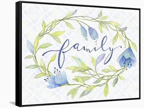 Family Wreath-Yachal Design-Framed Stretched Canvas
