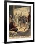 Famine, Hindu Men in Front of the British, 1897 from Petit Journal-null-Framed Giclee Print