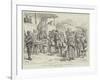 Famine in Montenegro, Relieving Fugitives on their Way to Servia-Johann Nepomuk Schonberg-Framed Giclee Print