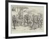 Famine in Montenegro, Relieving Fugitives on their Way to Servia-Johann Nepomuk Schonberg-Framed Giclee Print