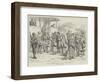 Famine in Montenegro, Relieving Fugitives on their Way to Servia-Johann Nepomuk Schonberg-Framed Giclee Print