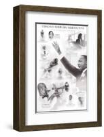 Famous African-Americans-null-Framed Premium Giclee Print