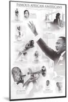 Famous African-Americans-null-Mounted Premium Giclee Print