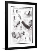 Famous African-Americans-null-Framed Art Print