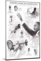 Famous African-Americans-null-Mounted Art Print