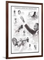 Famous African-Americans-null-Framed Art Print