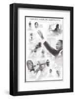 Famous African-Americans-null-Framed Art Print
