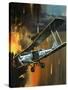 Famous Aircraft and Their Pilots: de Havilland Gipsy Moth - Jean Batten-Wilf Hardy-Stretched Canvas