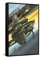 Famous Aircraft and Their Pilots: Lockheed Lightning - Major Richard I. Bong-Wilf Hardy-Framed Stretched Canvas